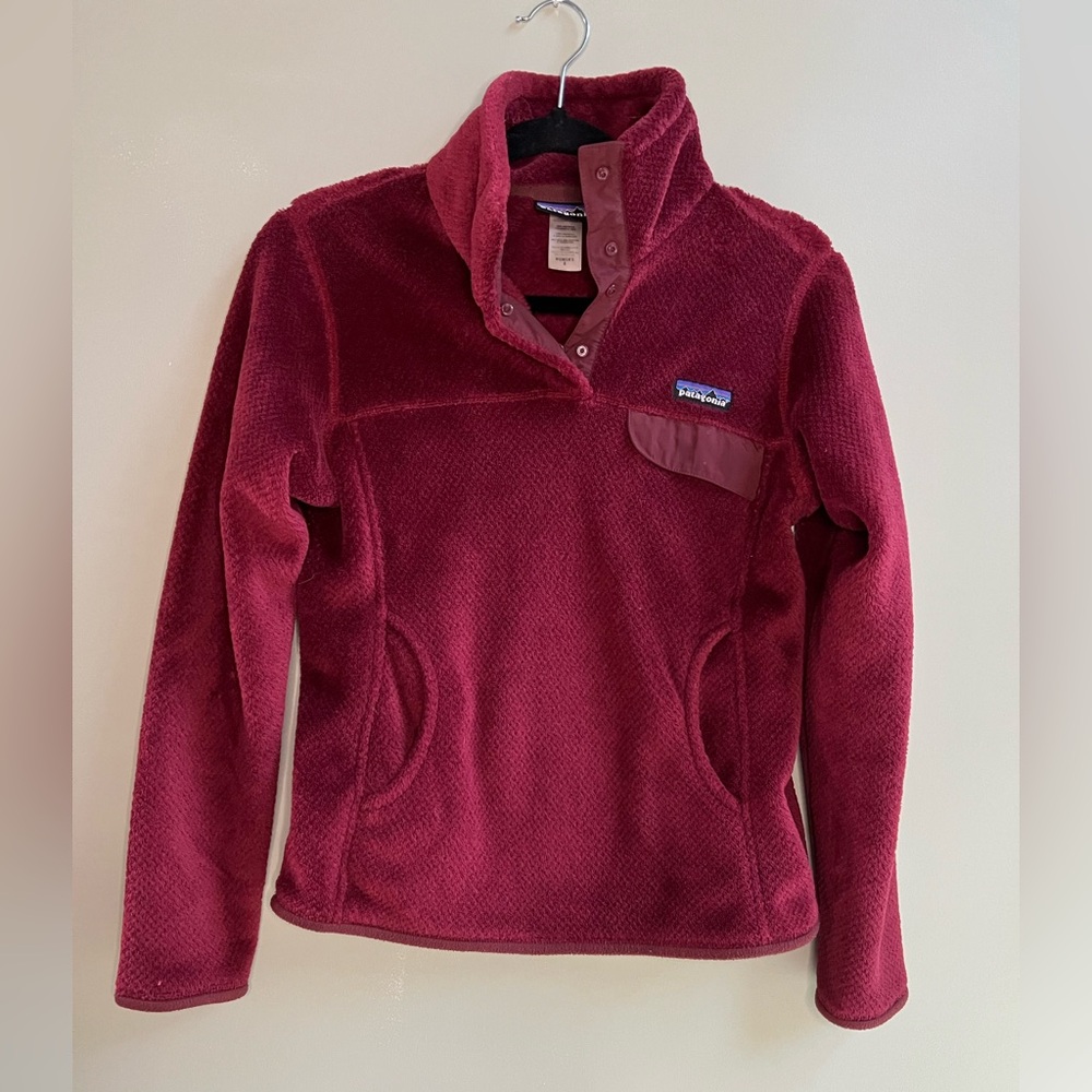 Maroon Patagonia Retool 1/4 snap